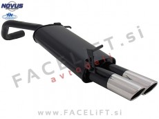 VW Polo 9N 9N3 01-09 športni izpušni lonec 2x 76mm SR-Design VW Polo 9N 9N3 01-09 športni izpušni lonec 2x 76mm SR-Design