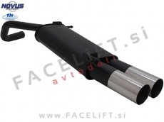 VW Polo 9N 9N3 01-09 športni izpušni lonec 2x 90mm RL-Design VW Polo 9N 9N3 01-09 športni izpušni lonec 2x 90mm RL-Design