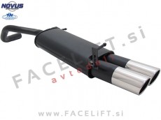 VW Polo 9N 9N3 01-09 športni izpušni lonec 2x 90mm SR-Design VW Polo 9N 9N3 01-09 športni izpušni lonec 2x 90mm SR-Design
