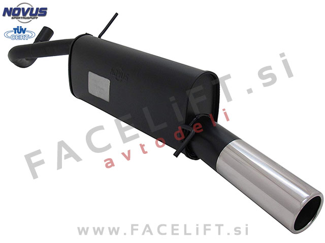 VW Polo 6R 09-17 športni izpušni lonec 1x 90mm VW Polo 6R 09-17 športni izpušni lonec 1x 90mm