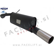 VW Polo 6R 09-17 športni izpušni lonec 1x 90mm RL-Design