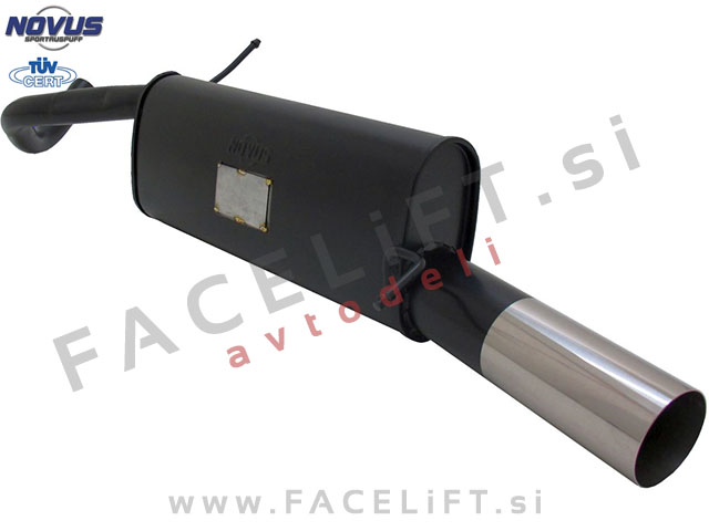 VW Polo 6R 09-17 športni izpušni lonec 1x 90mm RL-Design VW Polo 6R 09-17 športni izpušni lonec 1x 90mm RL-Design