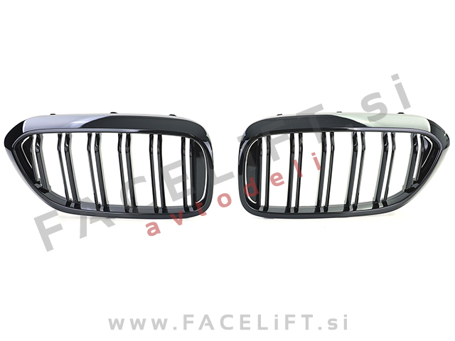 BMW 5 G30 G31 17-20 ledvičke M5 izgled črne (sijaj)