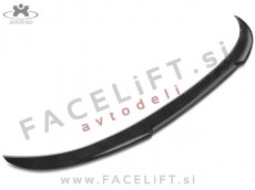 BMW 4 F33 F83 13- spojler za prtljažnik M4 izgled karbon (sijaj)