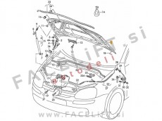 VW Golf 5 03-08 pokrov motorja