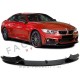 BMW 4 F32 F33 F36 13- podaljšek sprednjega odbijača M-Performance črni (sijaj)
