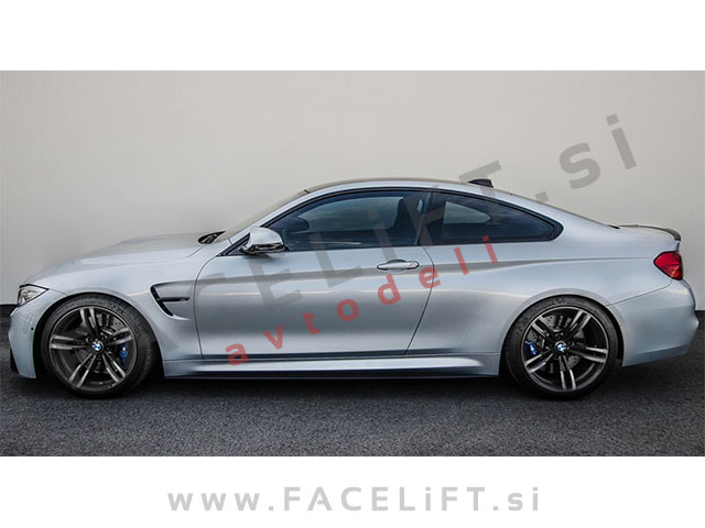 BMW 4 F32 F33 F82 13- podaljški pragov M-Performance izgled črni (mat)