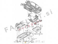 Audi A4 B8 8K 07-11 zaščita motorja