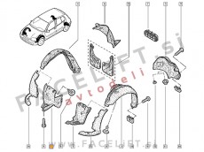 Renault Thalia / (99-06) / sprednji kolotek / desni