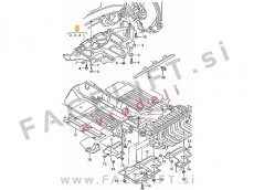 Audi A2 / 8Z (00-05) / zaščita motorja