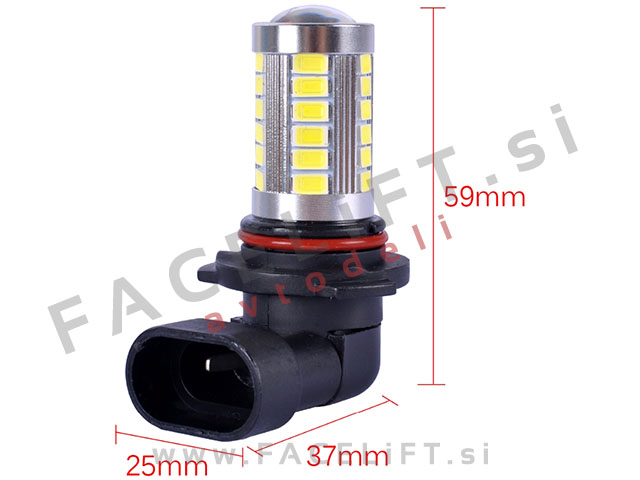 LED žarnica HB4 (9006) 33x LED (5630) 800lm 12V