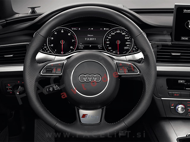 Audi S-Line emblem (3D nalepka) za volan