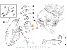 Fiat Bravo 198 07-10 žaromet levi