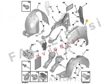 Citroen C3 / (10-16) / sprednji blatnik / desni Citroen C3 / (10-16) / sprednji blatnik / desni