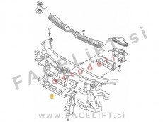 VW Passat 3C B6 05-10 vezna stena