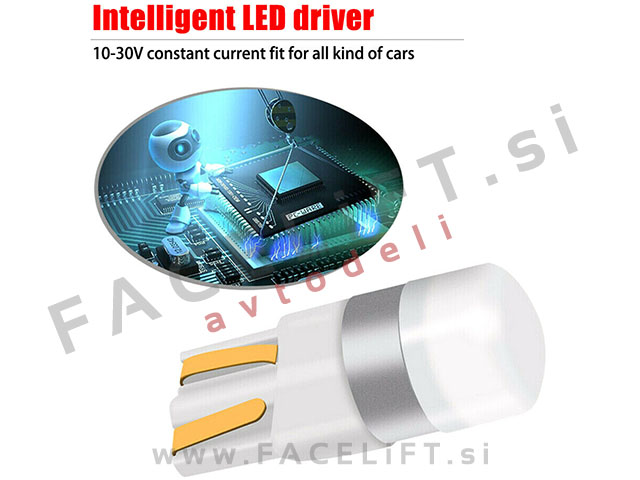 LED žarnica T10 W5W 1x LED (3030) 12V LED žarnica T10 W5W 1x LED (3030) 12V