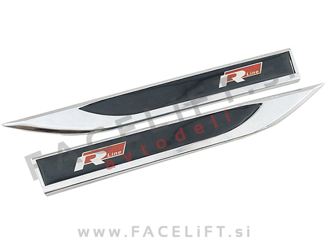 VW R-Line emblem (3D nalepka)