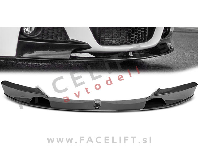 BMW 3 F30 F31 11-19 podaljšek sprednjega odbijača M-Performance črni sijaj