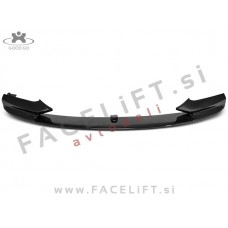 BMW 5 F10 F11 10-17 podaljšek sprednjega odbijača M-Performance črni (sijaj)