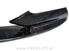 BMW 5 F10 F11 10-17 podaljšek sprednjega odbijača M-Performance črni (sijaj)