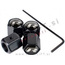 VW pokrovi ventilov R-Line črni