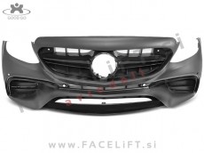 Mercedes E W213 16-19 sprednji odbijač AMG E63 izgled PDC