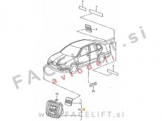 Seat Toledo / 1M (99-04) / maska Seat Toledo / 1M (99-04) / maska