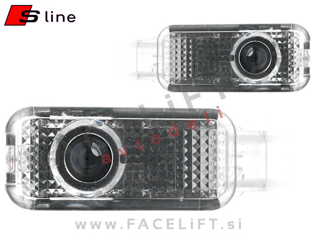 Audi LED logo osvetlitev vrat S Line
