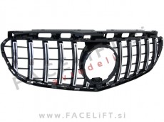 Mercedes E S212 W212 13-16 maska črna kromirana sijaj Mercedes E S212 W212 13-16 maska črna kromirana sijaj