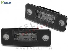 Audi A8 D3 03-10 LED osvetlitev registrske tablice z ohišjem