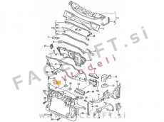 Seat Altea / 5P (04-15) / vezna stena Seat Altea / 5P (04-15) / vezna stena