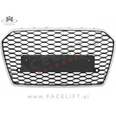 Audi A6 / 4G (11-14) / maska / RS6 / kromirana (sijaj) / PDC
