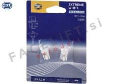 LED žarnice Hella Extreme White / 5000K / T10 W5W / 12V