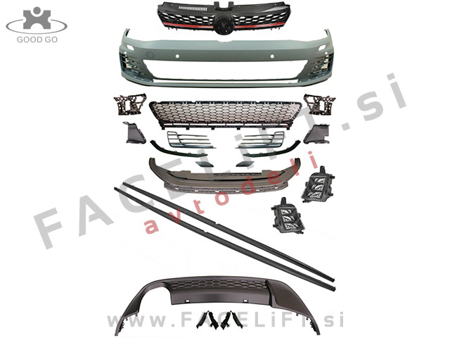 VW Golf 7 12-17 body kit GTI izgled PDC