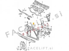 Seat Toledo / 1M (99-04) / vezna stena
