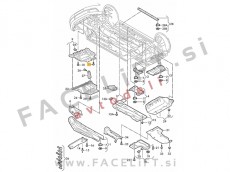 Seat Leon 5F 12-20 zaščita motorja Seat Leon 5F 12-20 zaščita motorja