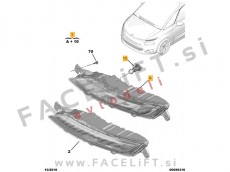 Citroen C4 Picasso 13- LED dnevna luč desna