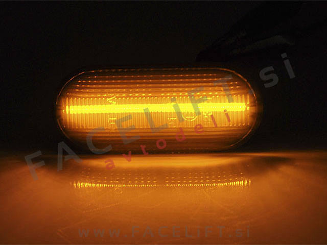 VW Golf 3 / 1H (95-99) / dinamični bočni LED smerniki / zatemnjeni (smoke)