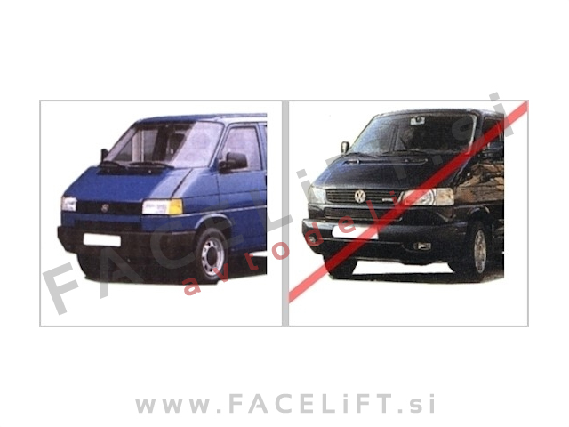 VW T4 / (90-03) / podaljšek sprednjega odbijača
