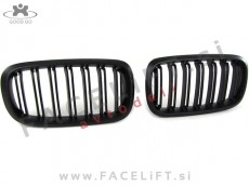 BMW X5 F15 13-18 ledvičke črne (mat)