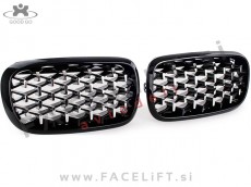 BMW X5 F15 13-18 ledvičke črne (sijaj)