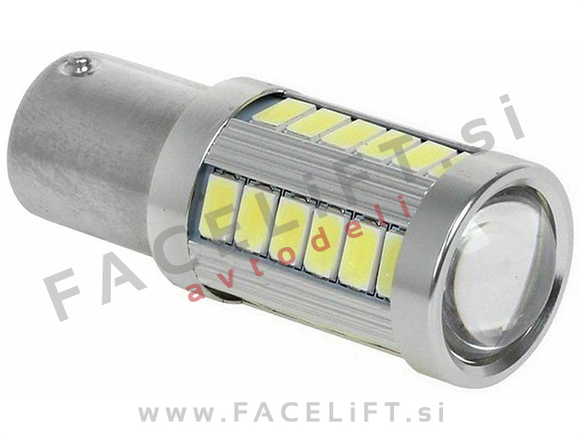 LED žarnica P21W (BA15s / 1156) 33x LED (5630) 12V LED žarnica P21W (BA15s / 1156) 33x LED (5630) 12V