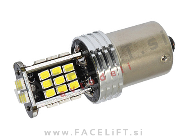 LED žarnica T15 (W16W) 15x SMD (3020) CANBUS 12V 24V