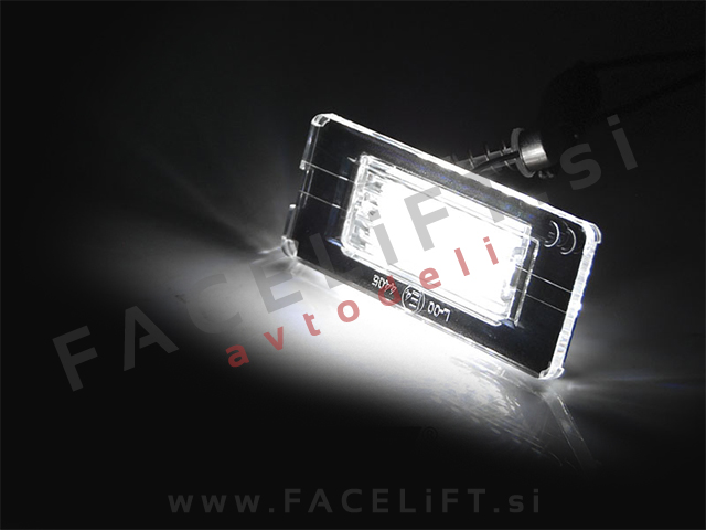 Mini Cooper R56 R57 R58 R59 09-16 LED osvetlitev registrske tablice z ohišjem Mini Cooper R56 R57 R58 R59 09-16 LED osvetlitev registrske tablice z ohišjem