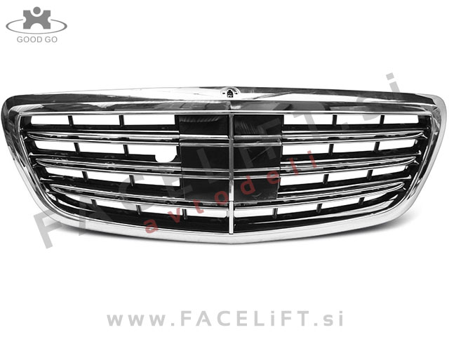 Mercedes S W222 13-20 maska kromirana (sijaj)