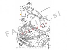 Audi A4 / B7 8E (04-08) / plinski amortizer pokrova motorja