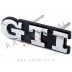 VW GTI emblem za masko kromiran (sijaj)