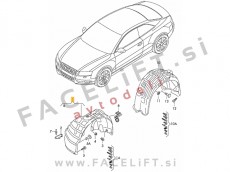 Audi A4 B8 11-15 sprednji kolotek levi