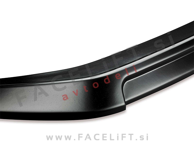 VW Golf 7 12-17 podaljšek sprednjega odbijača črni (mat)