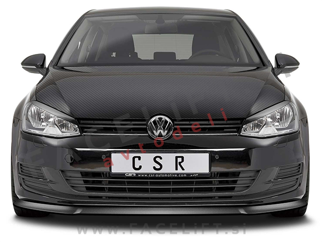 VW Golf 7 12-17 podaljšek sprednjega odbijača črni (sijaj) VW Golf 7 12-17 podaljšek sprednjega odbijača črni (sijaj)
